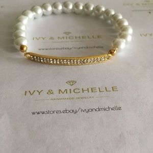 Bar Link Beaded Bracelet